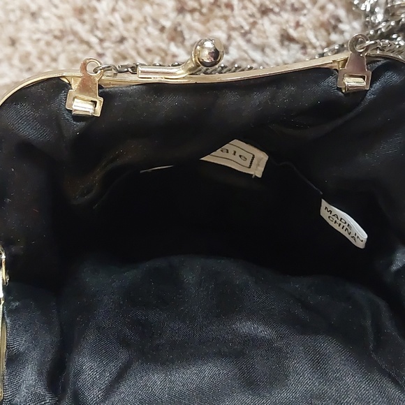 Black beaded clutch purse - NWOT - Picture 5 of 11